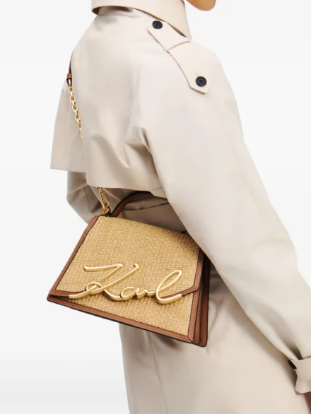 Karl Lagerfeld Medium Signature Crossbody Bag